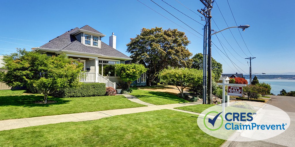 house with utility pole easement